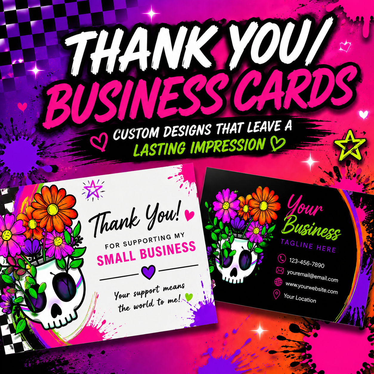 Thank You/Business Card Design - Business Branding
