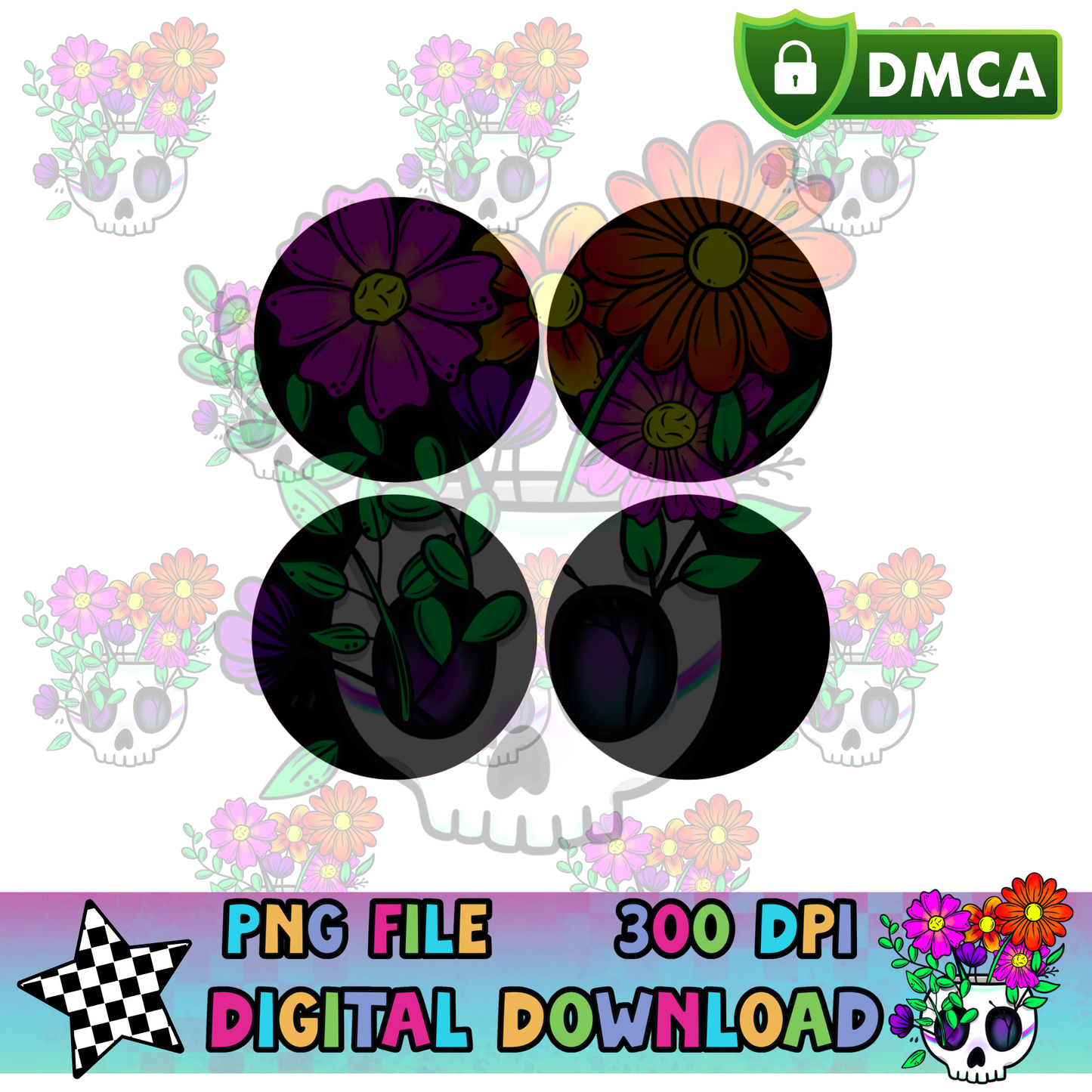 4" Circles - PNG
