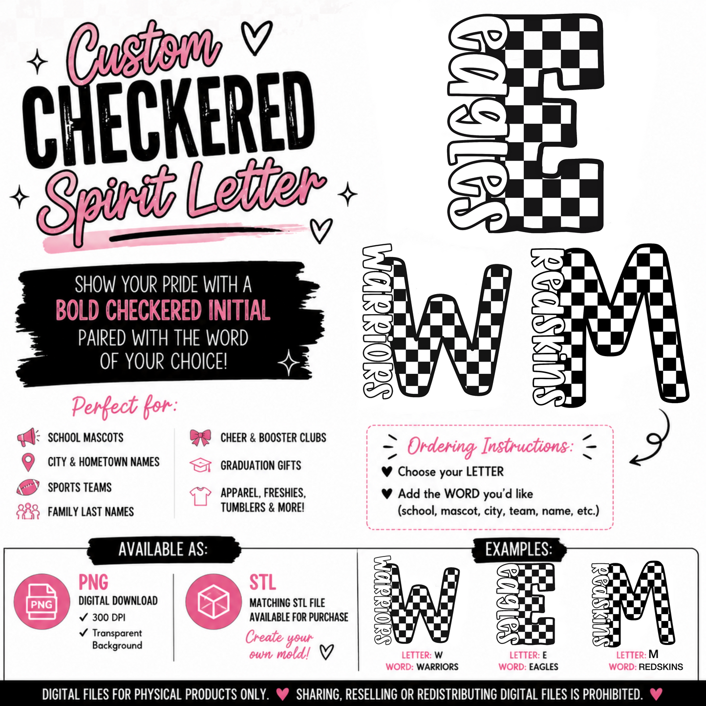 Custom Signature Checkered Series