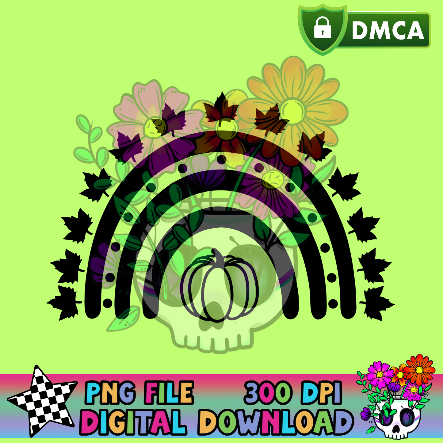 Autumn Rainbow - PNG