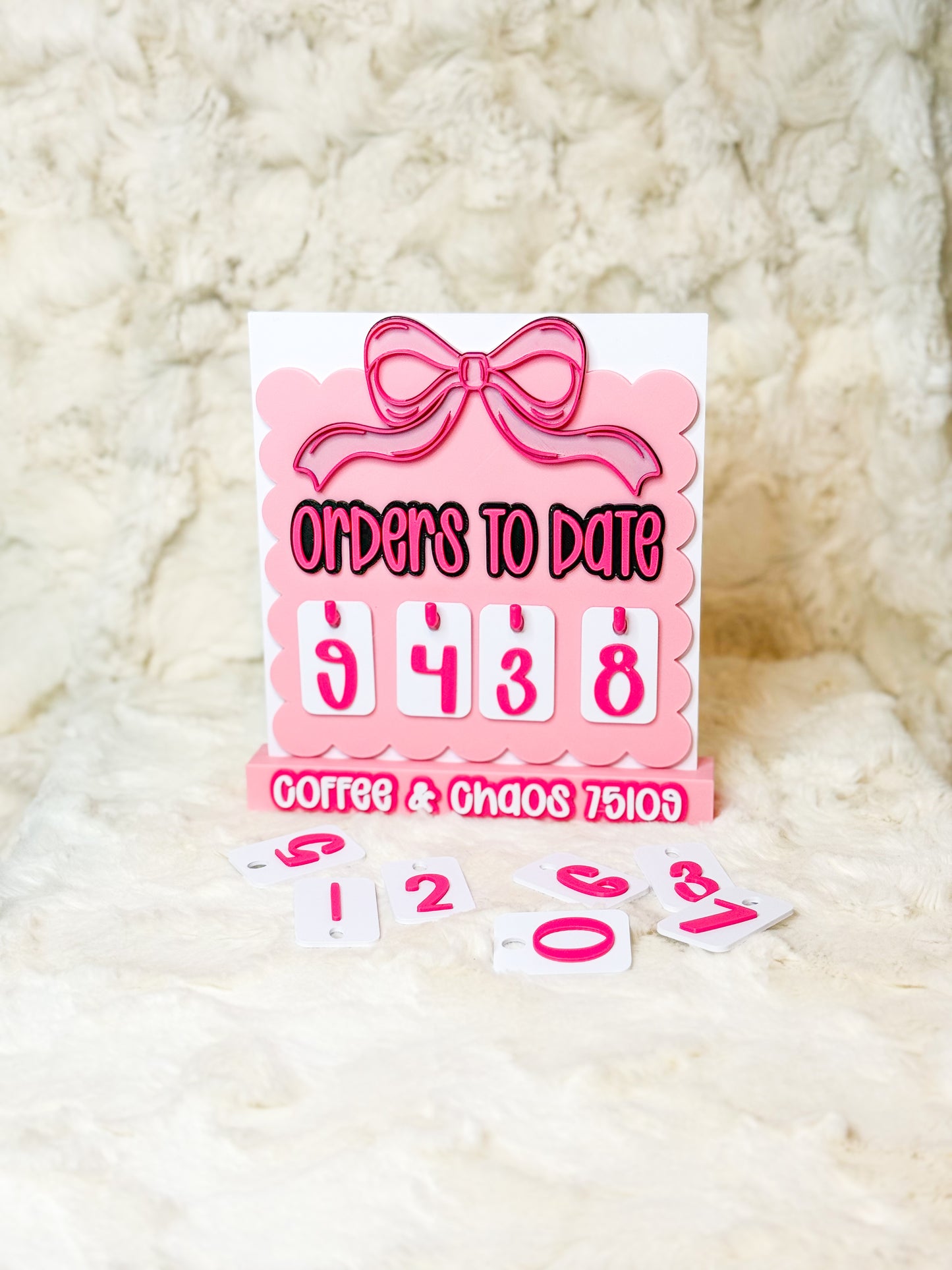 Orders to Date Counter Display