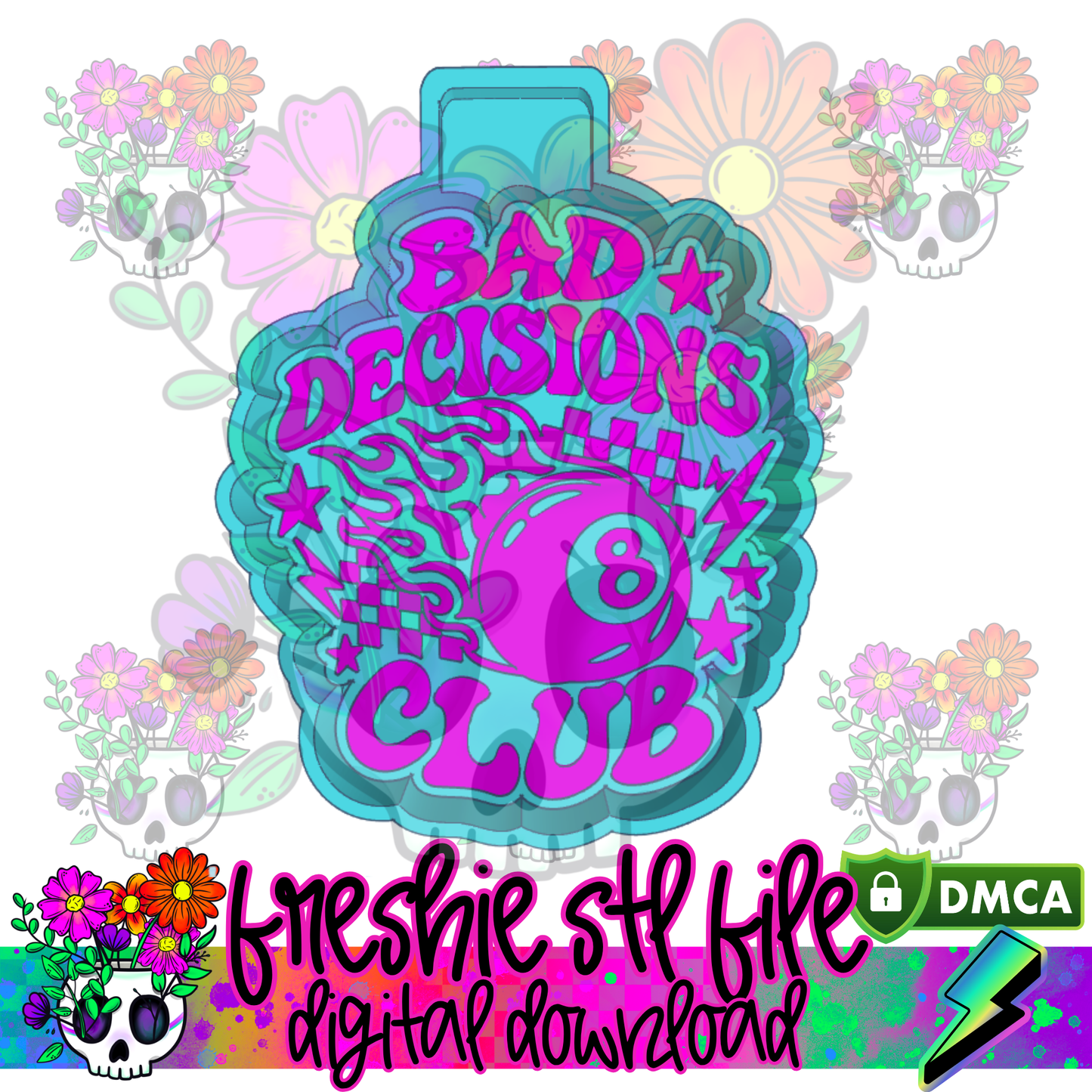 Bad Decisions Club Mold Maker STL File