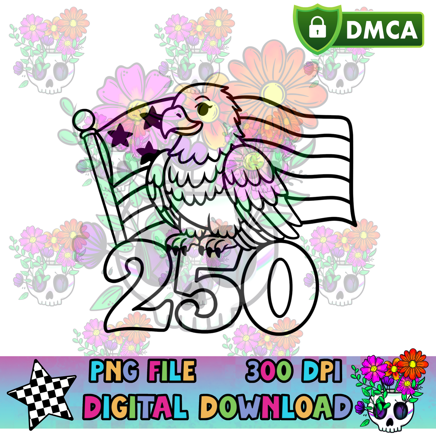 Bald Eagle 250 - PNG