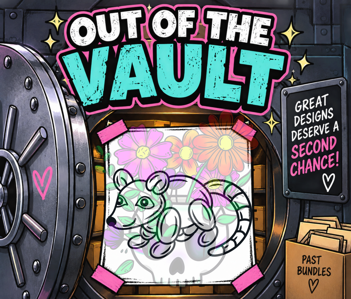 Out of the Vault - Balloon Opossum