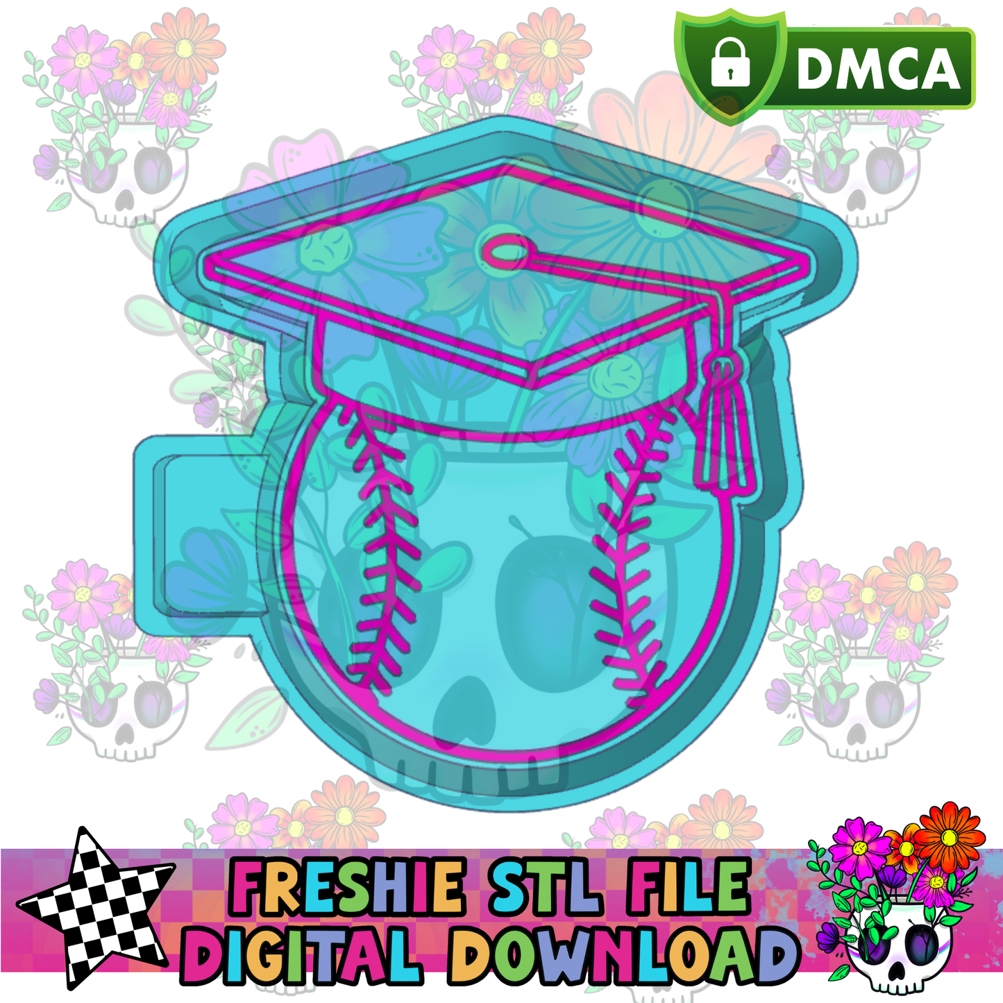 Baseball Grad Mold Maker STL File