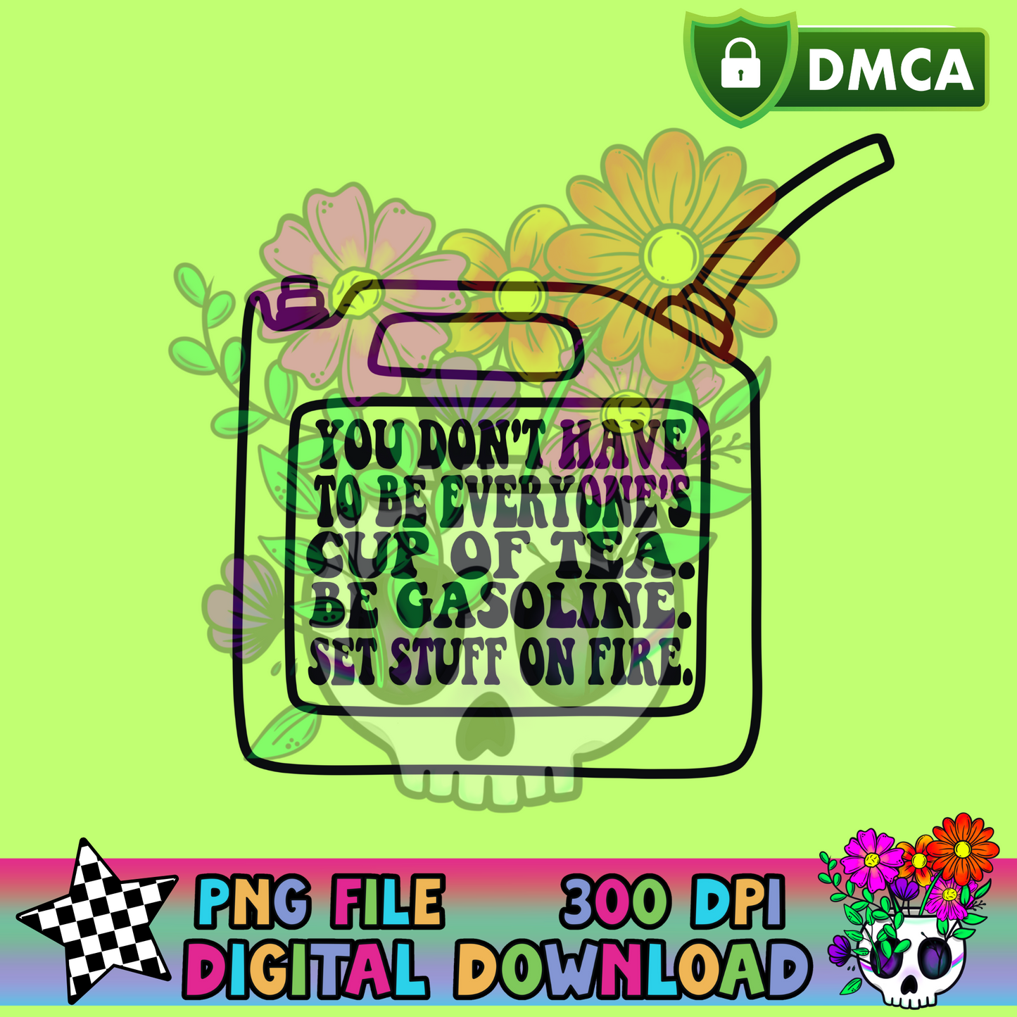 Be Gasoline Censored- PNG