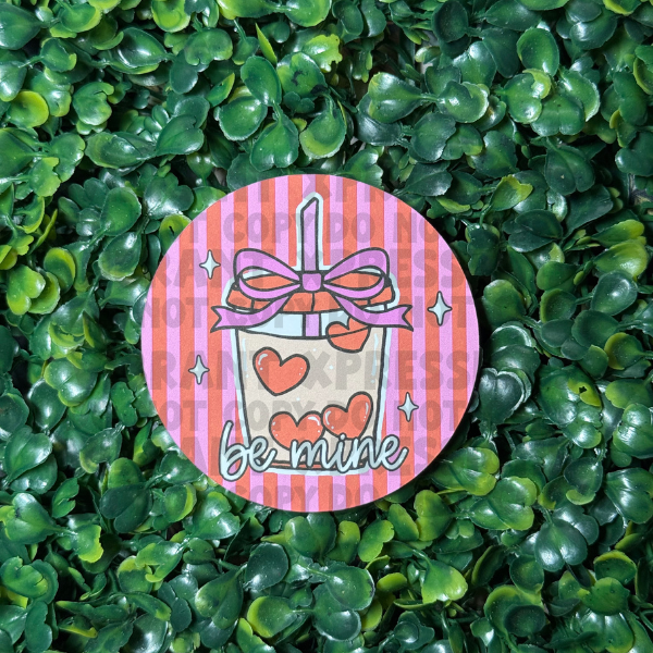 Be Mine Iced Coffee - Cardstock