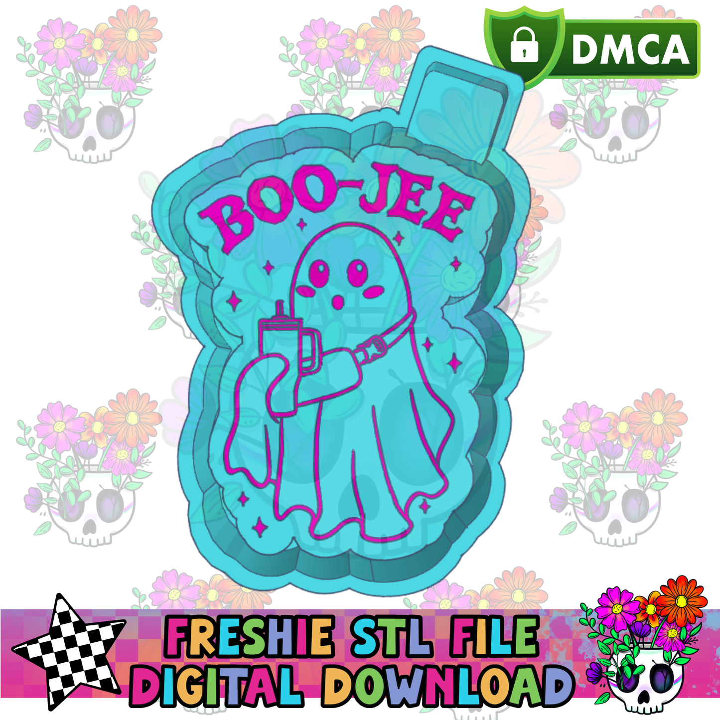 Boo-Jee Ghostie Mold Maker STL File