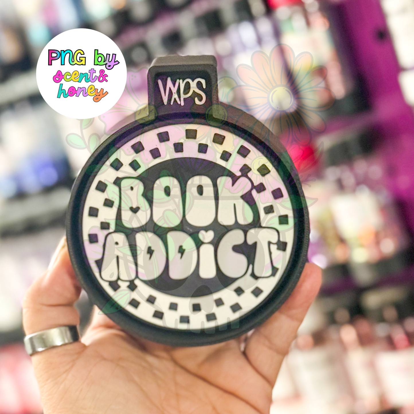 Book Addict Checkered Circle - Semi Exclusive