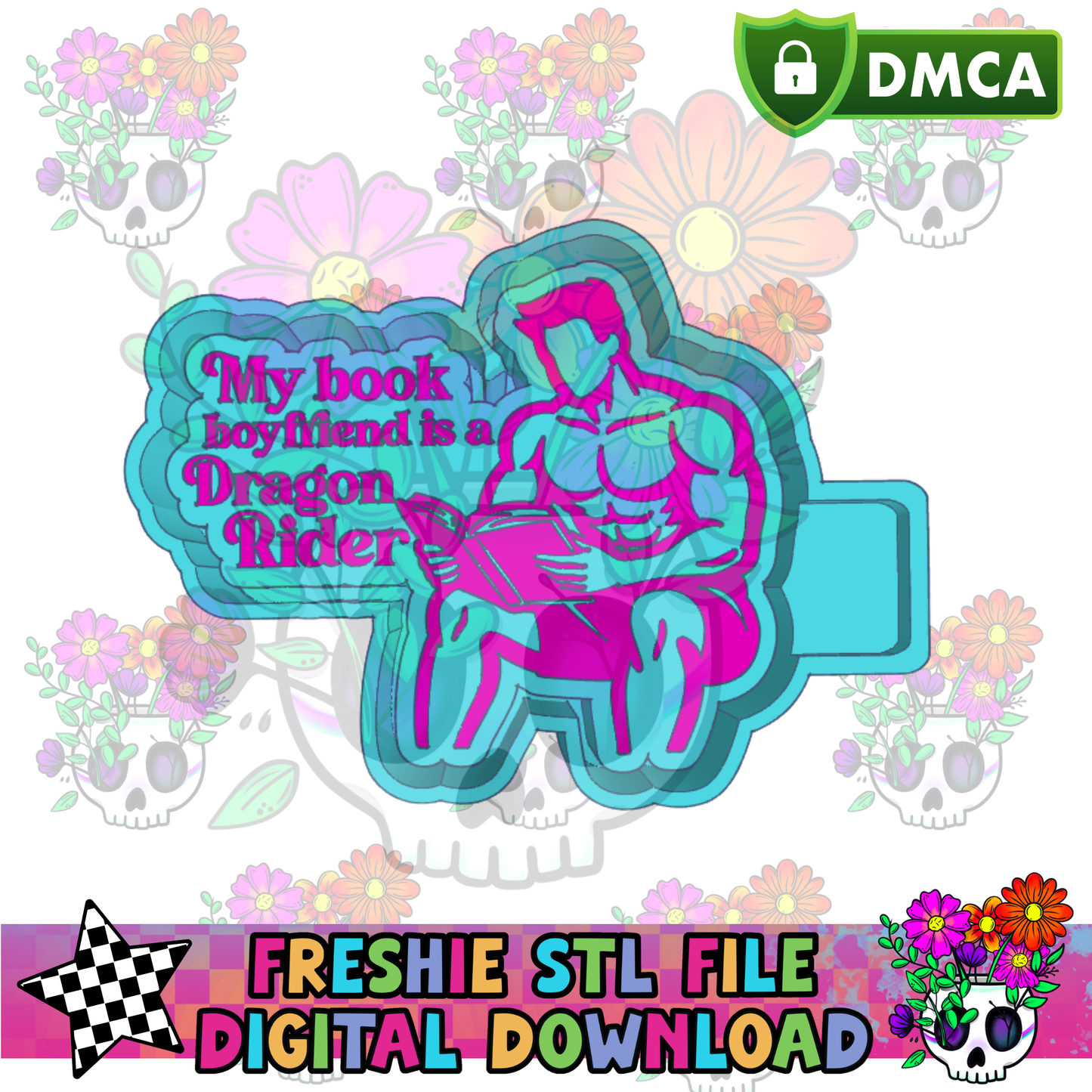 Book Boyfriend Dragon Rider STL File