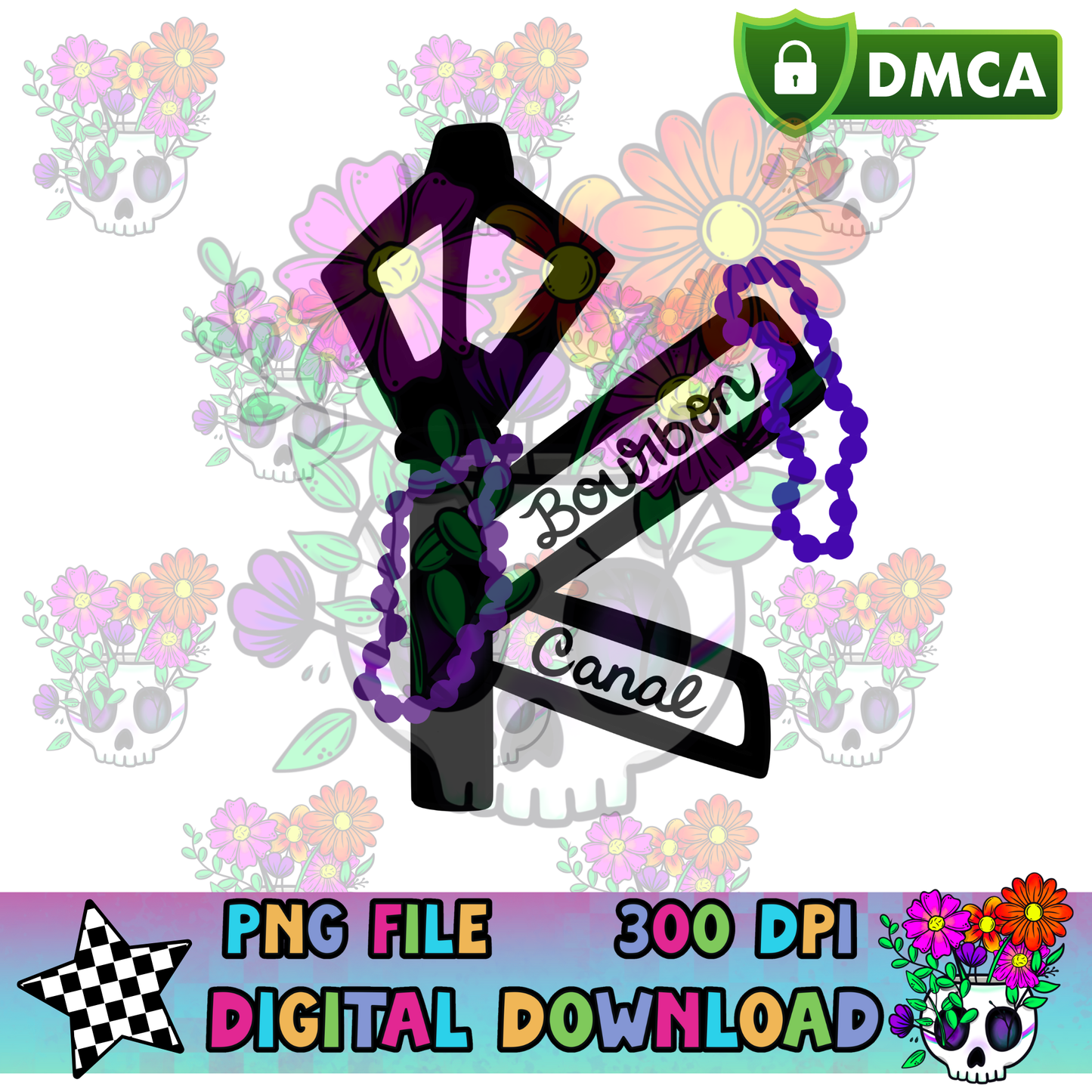 Bourbon Street Crossroads - PNG