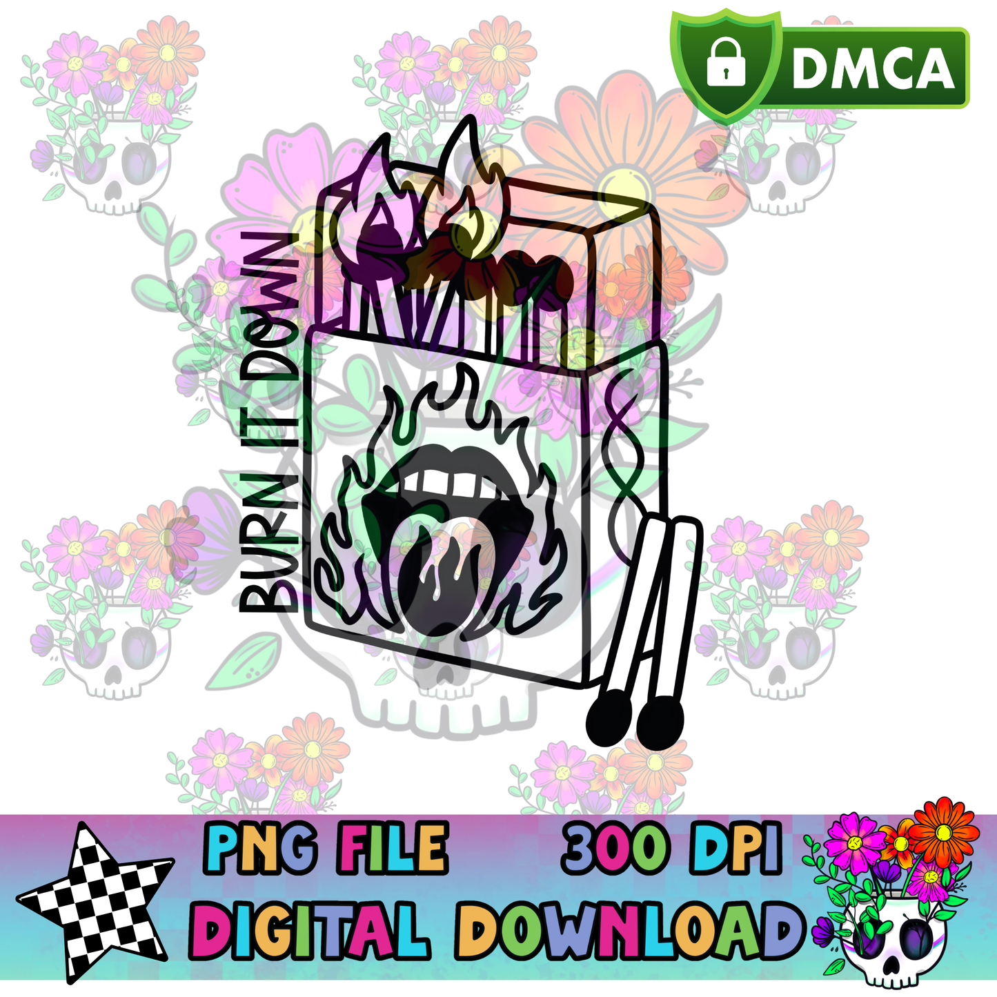 Burn it Down - PNG