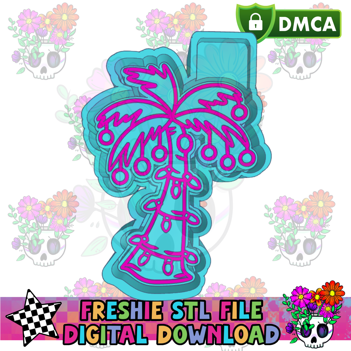 Christmas Palm Tree Mold Maker STL File