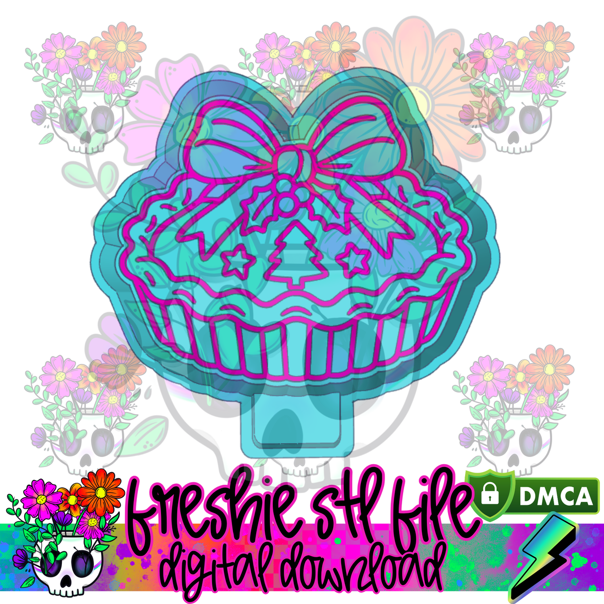 Christmas Pie Mold Maker STL File
