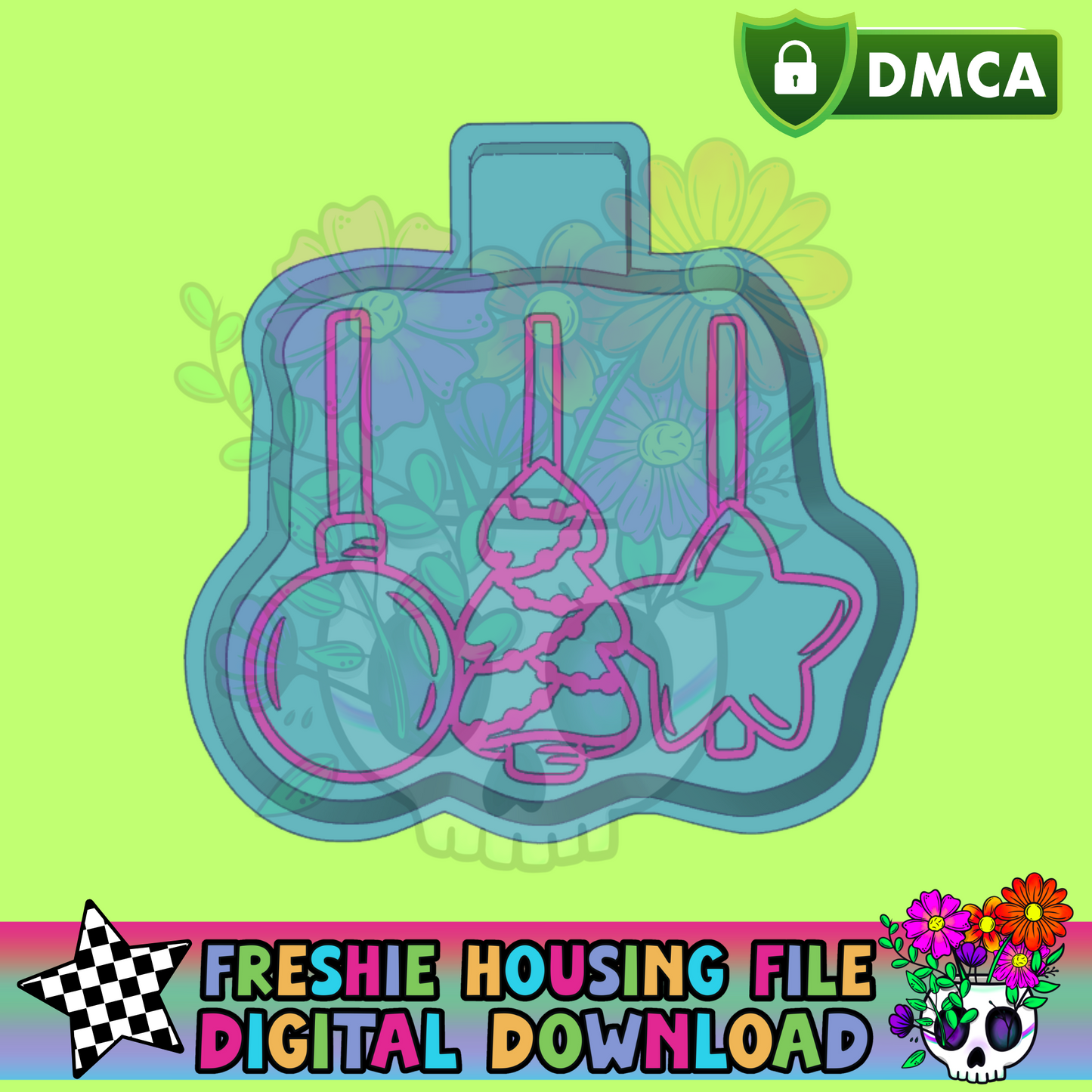 Christmas Pops Mold Maker STL File