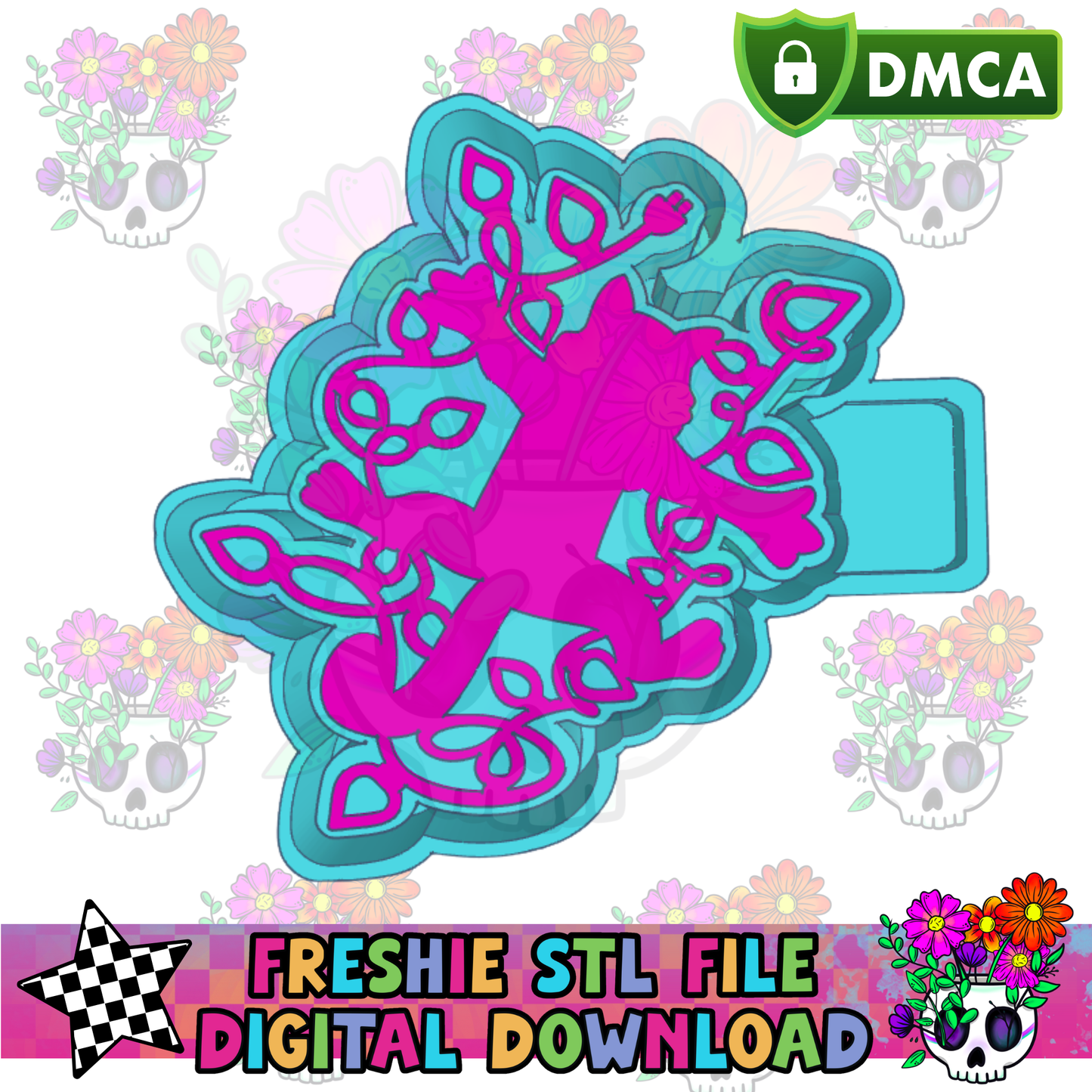 Christmas Vacay Cat Mold Maker STL File