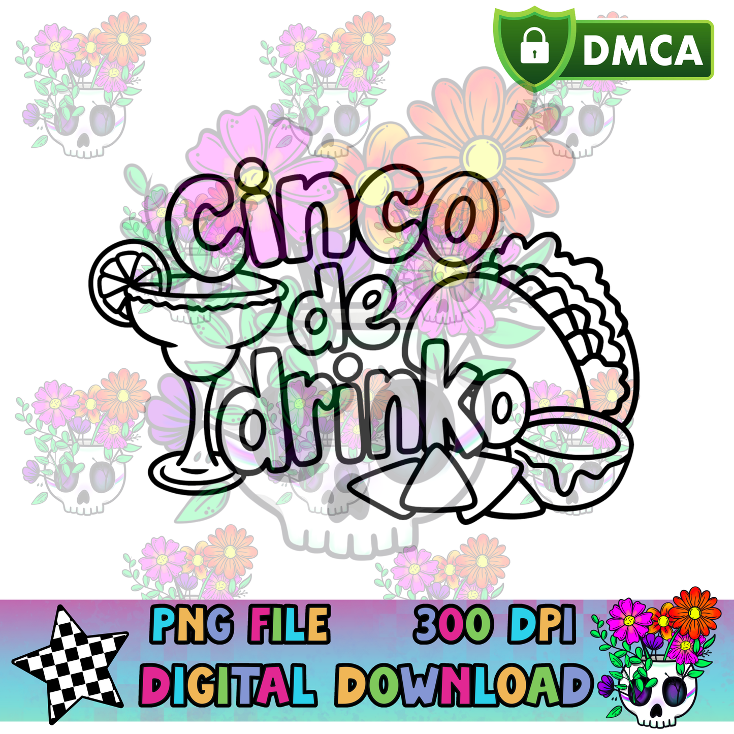 Cinco de Drinko - PNG