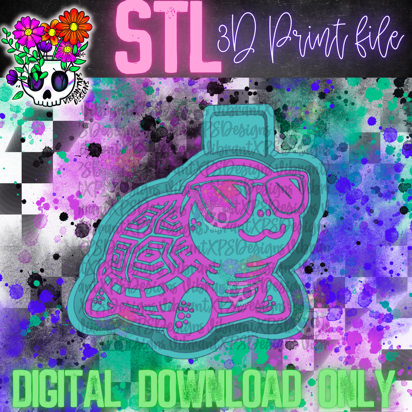 Cool Turtle Mold Maker STL File