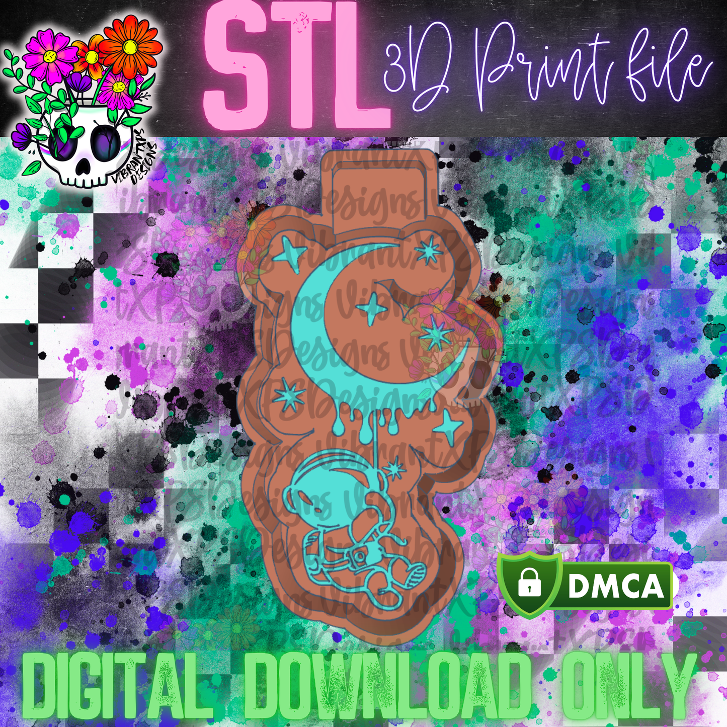 Cute Astronaunt Mold Maker STL File