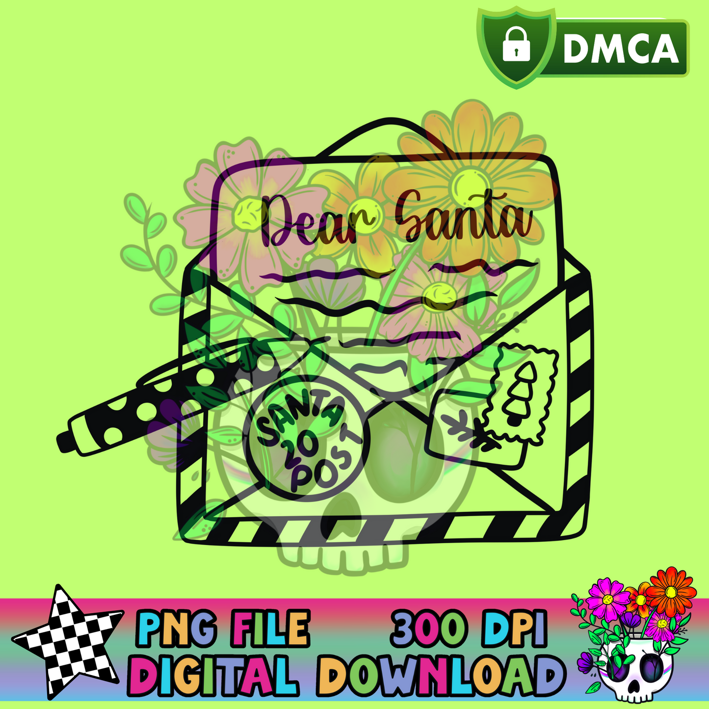 Dear Santa Letter- PNG