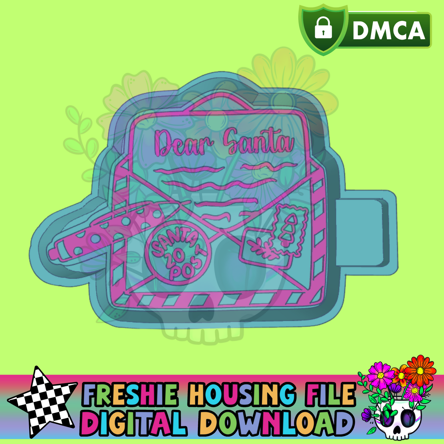 Dear Santa Letter Mold Maker STL File