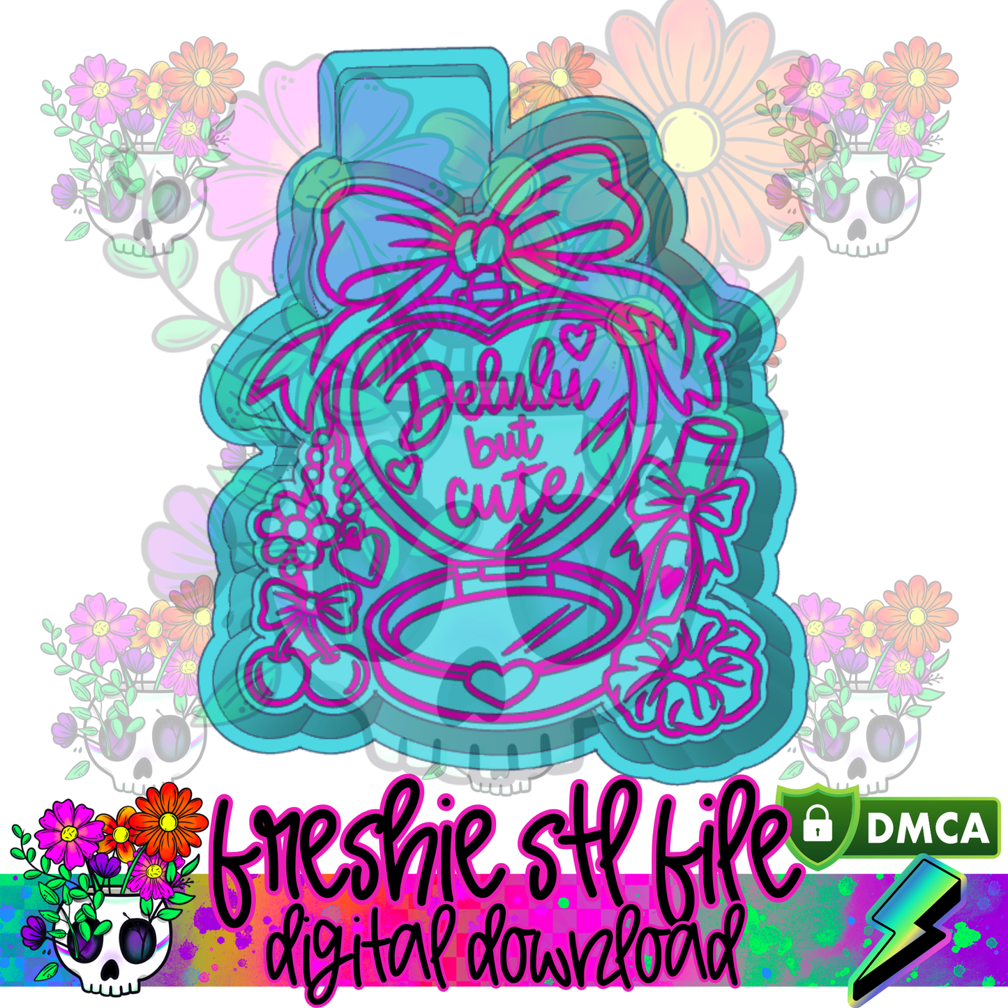 Delulu But Cute Mold Maker STL File