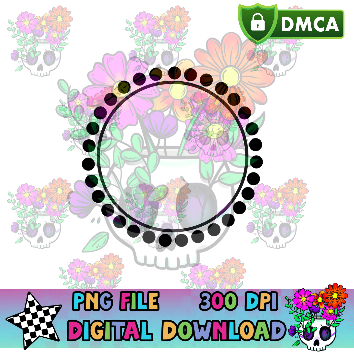 Dotted Circle - PNG