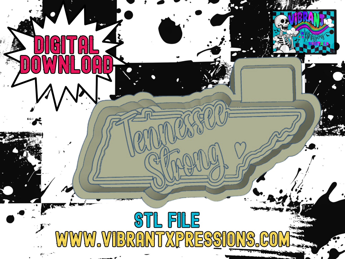 Tennessee Strong Mold Maker STL File