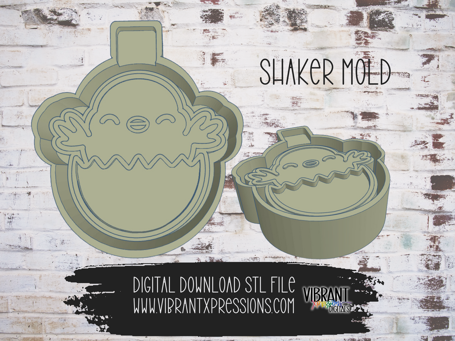 Baby Chick Shaker Housing Mold Maker STL File