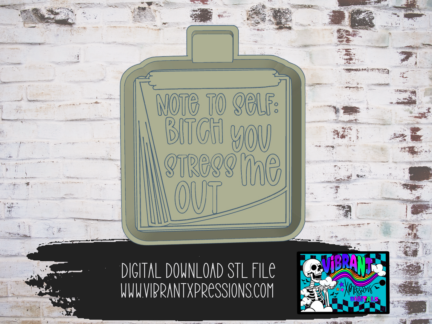 Note to Self Mold Maker STL File