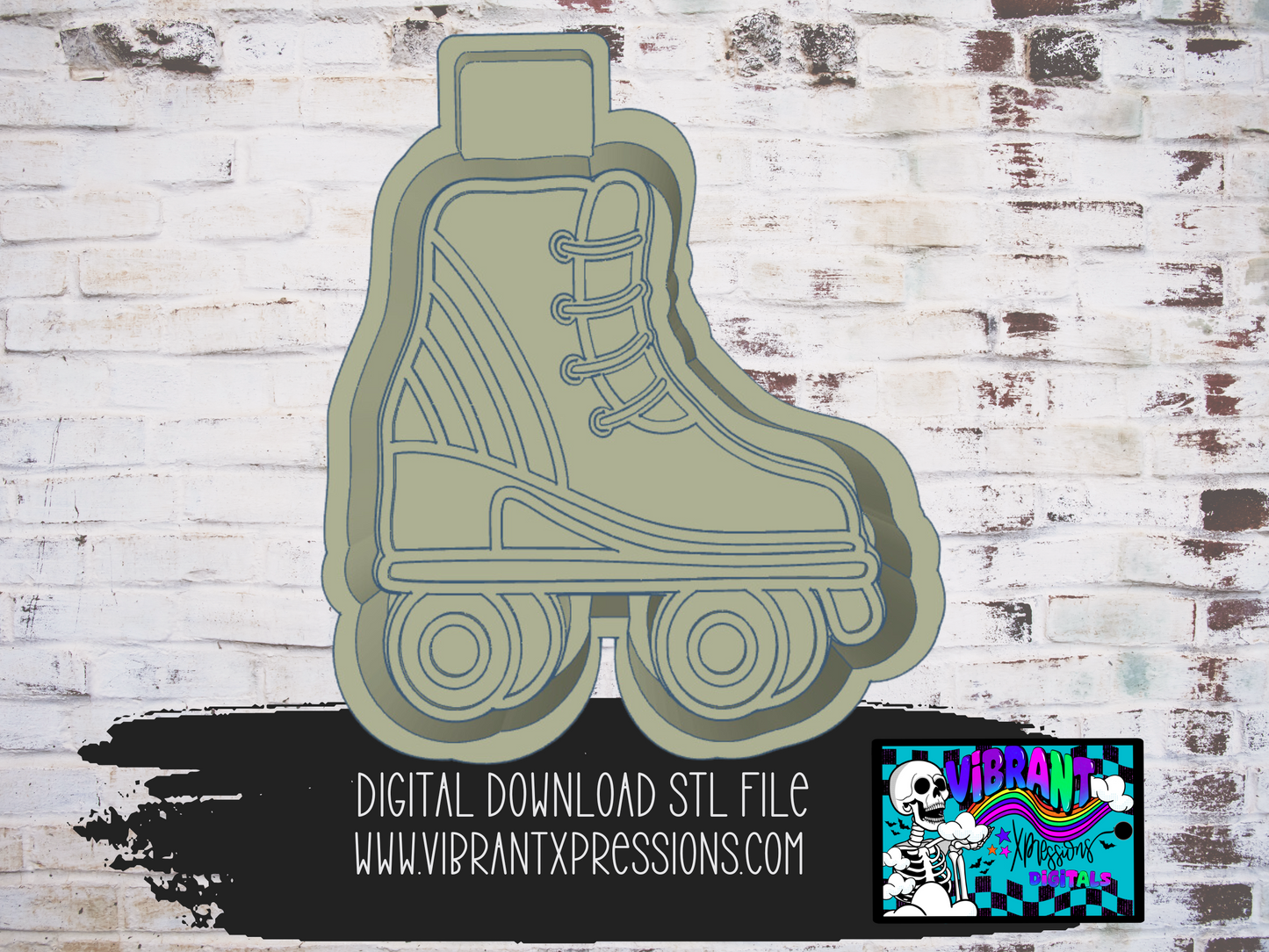 Roller Skate Mold Maker STL File