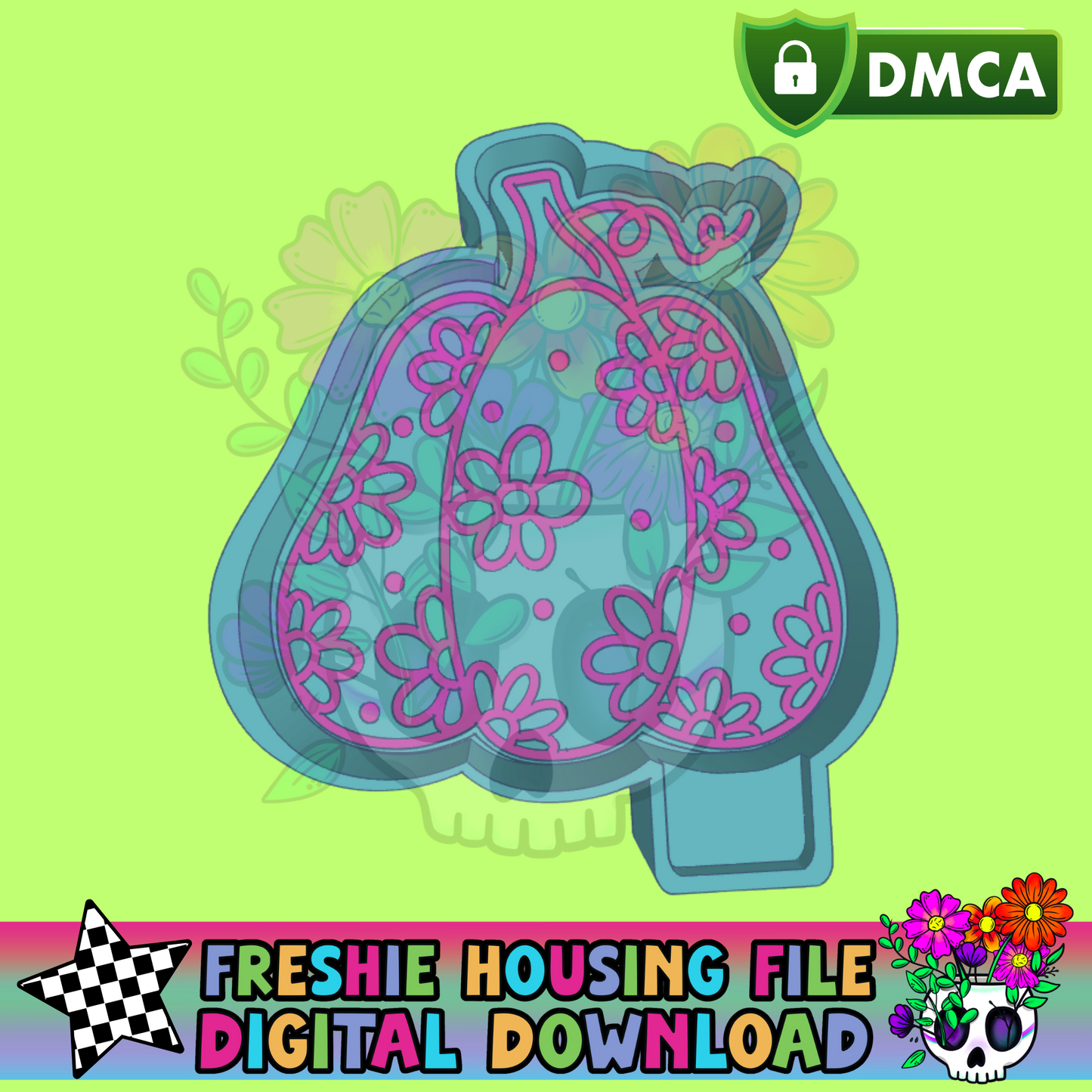 Flower Gourd Mold Maker STL File