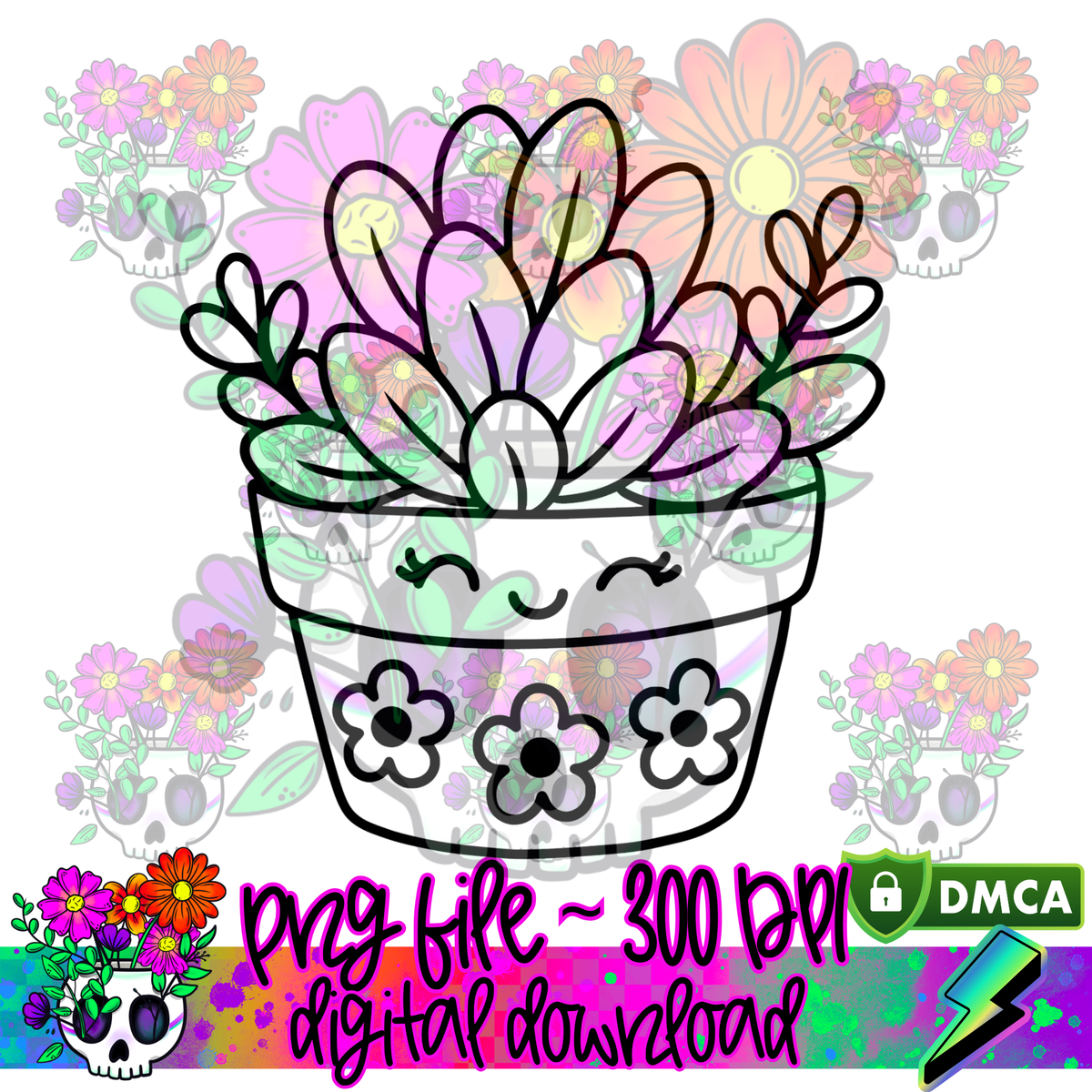Flower Succlent - PNG