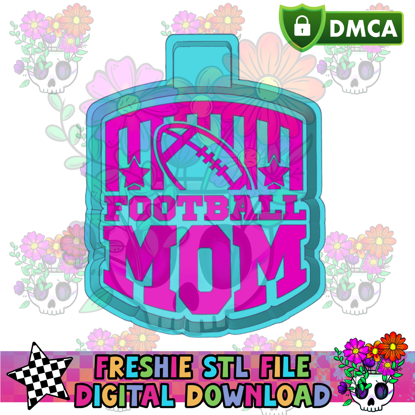 Football Mom Mold Maker STL File