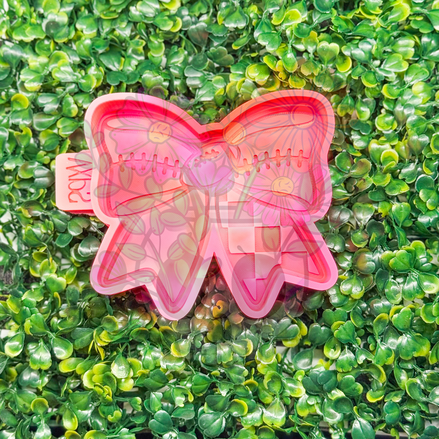 Football Ribbon (Blank) with Cardstock SVG File - Freshie Mold