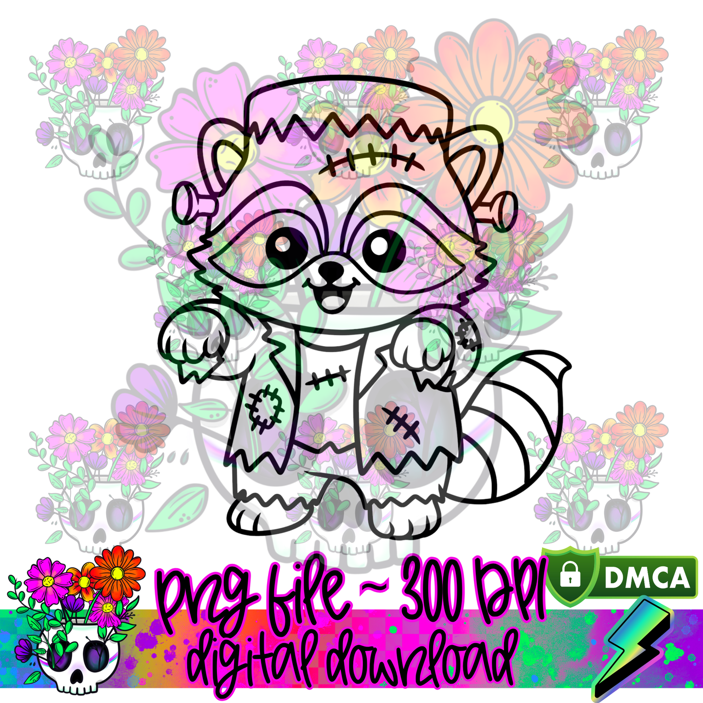 Frankie-Raccoon - PNG