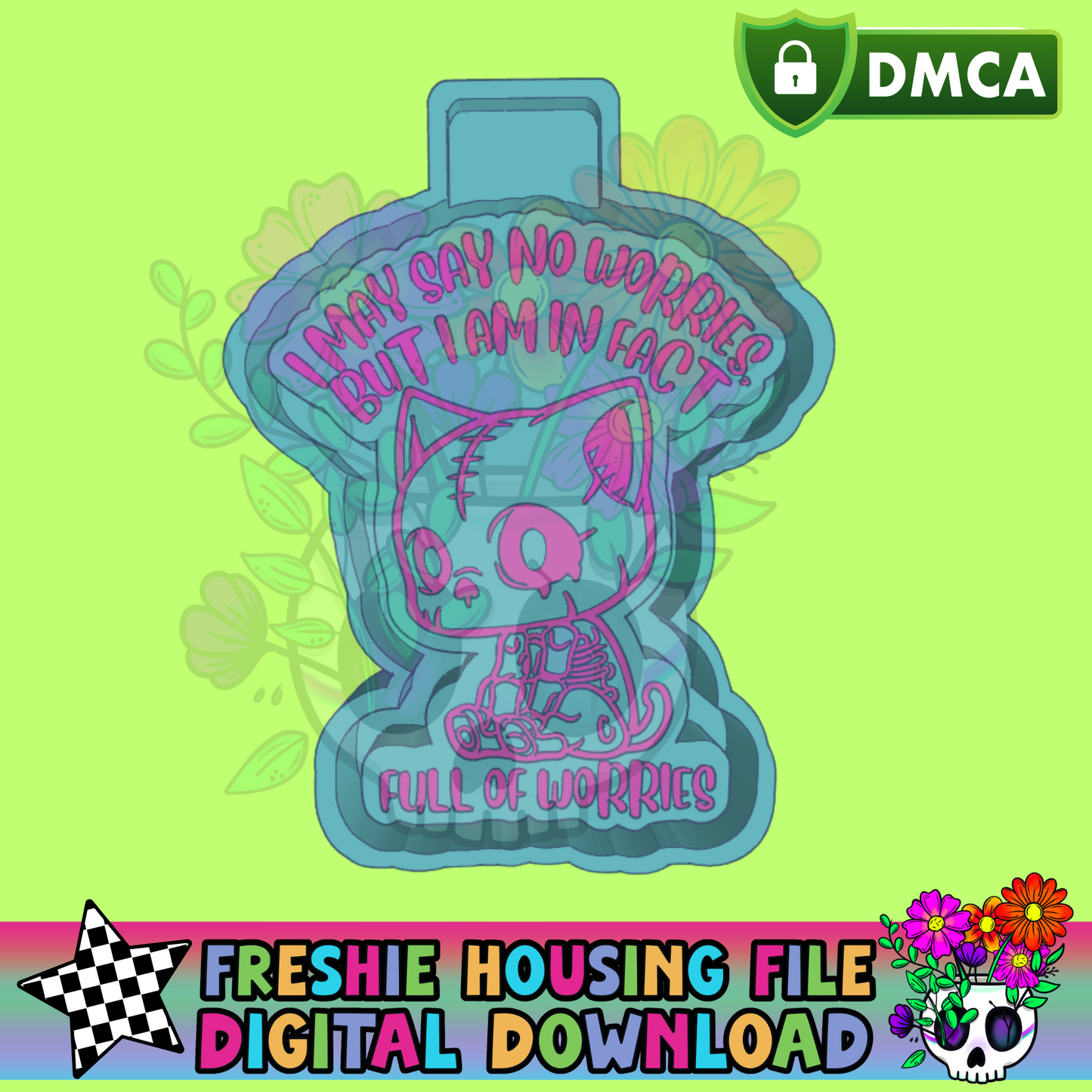 Full Of Worries Mold Maker STL File