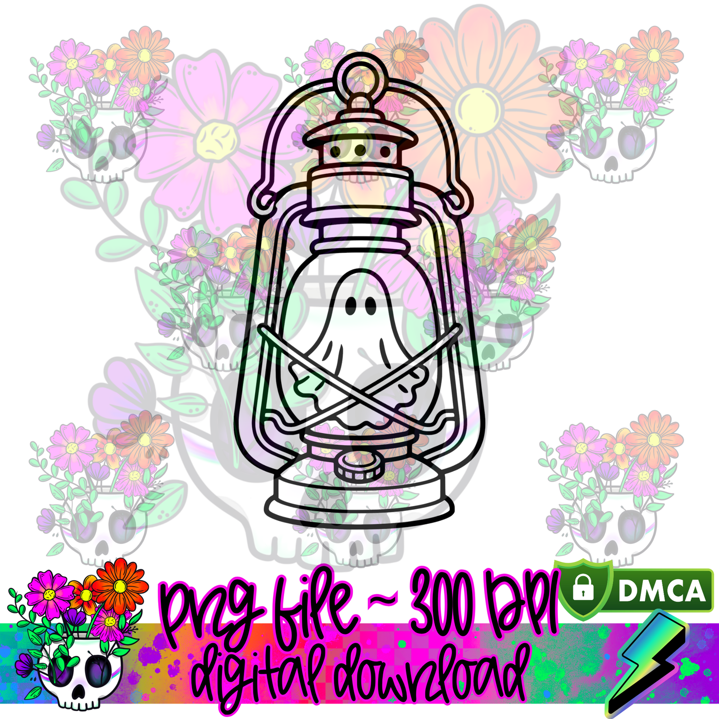 Ghost Lantern - PNG