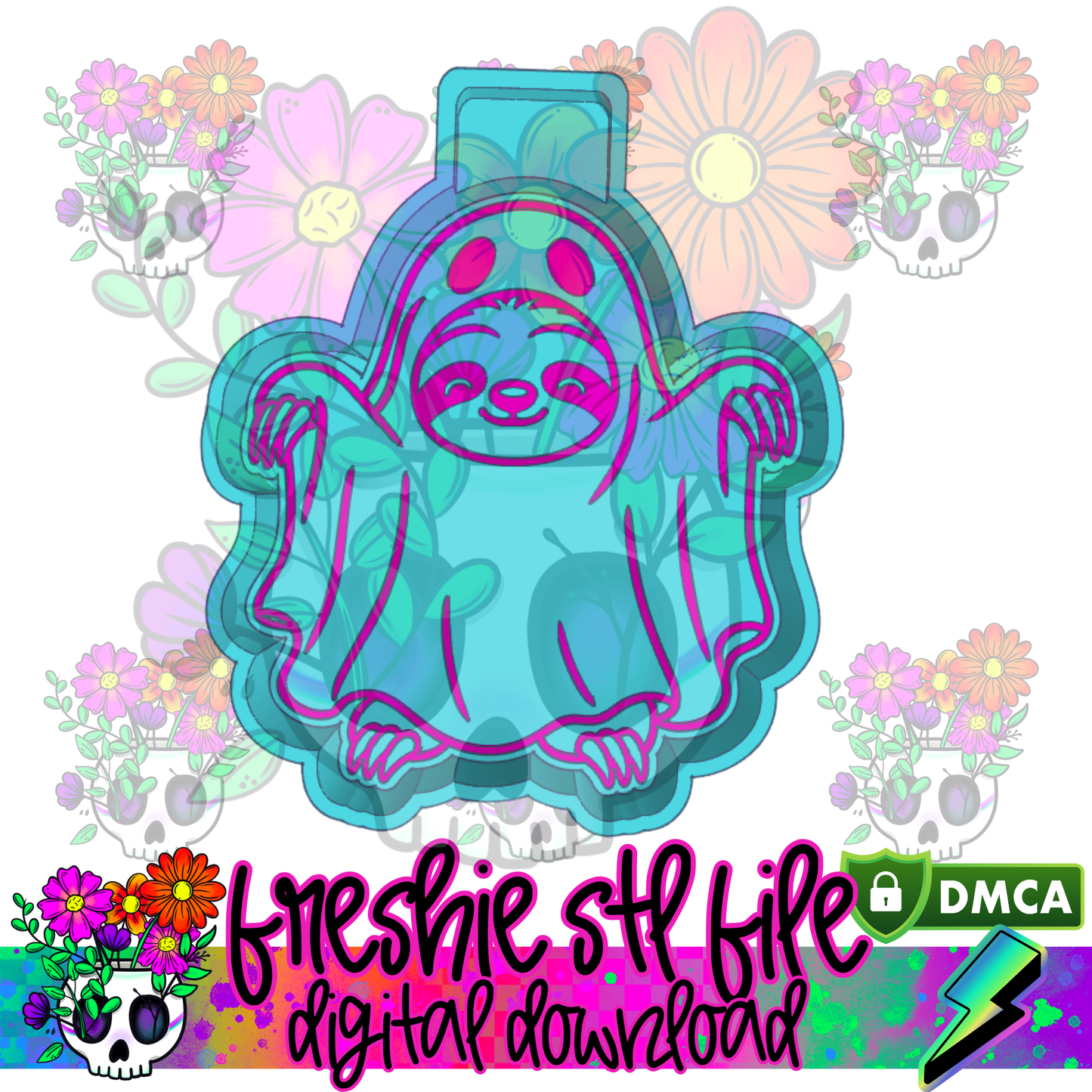 Ghost Sloth Mold Maker STL File