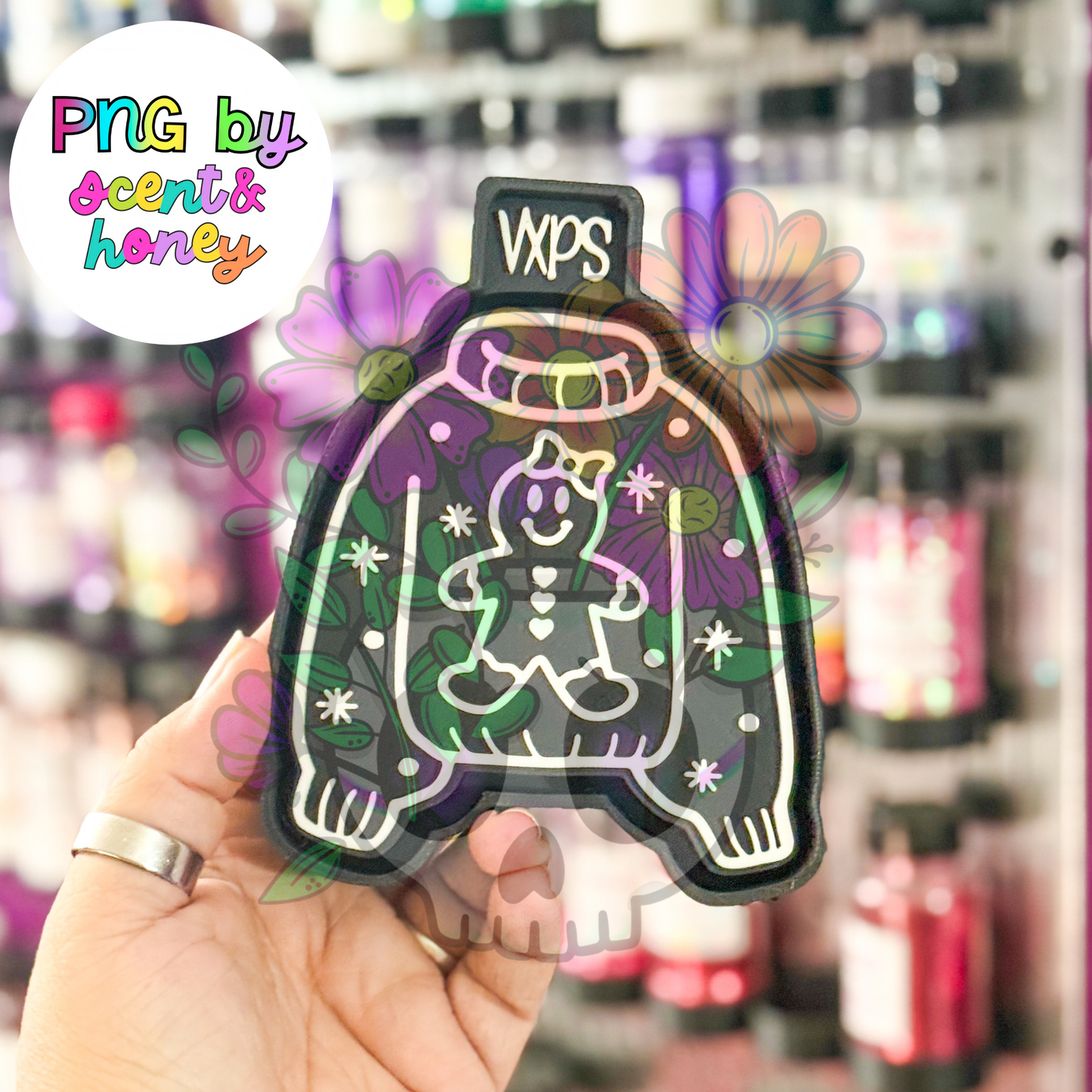 Gingerbread Christmas Sweater Freshie Mold - Semi Exclusive