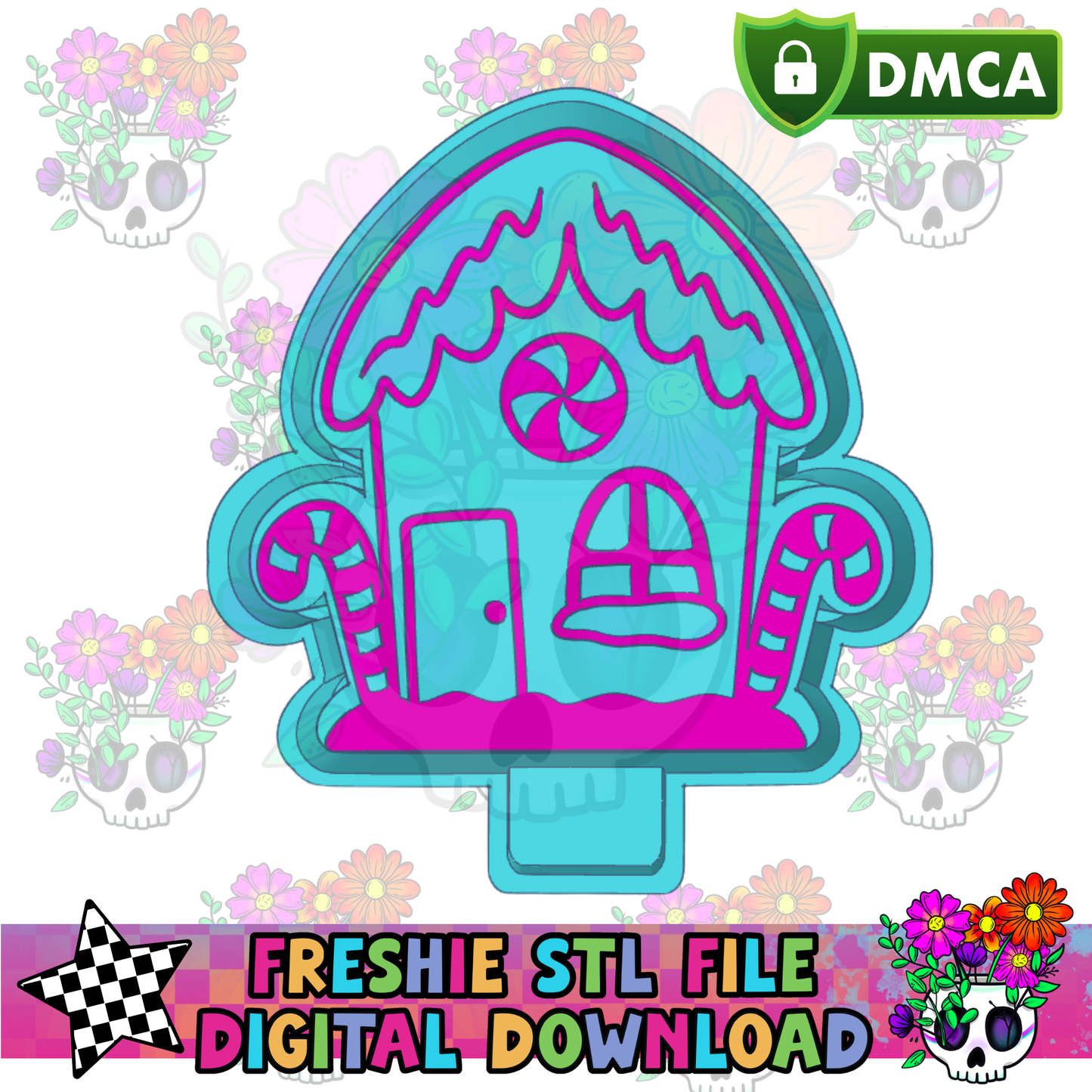 Gingerbread House Mold Maker STL File