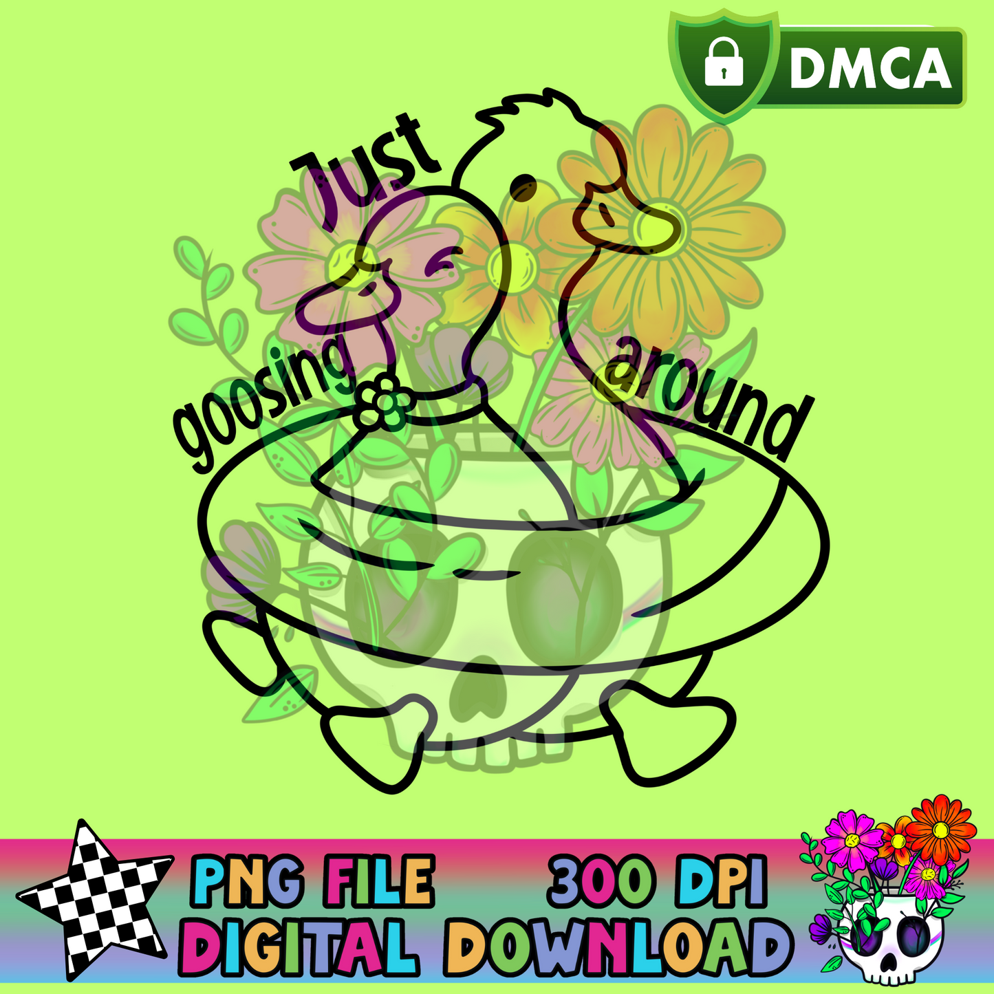 Just Goosing Around - PNG