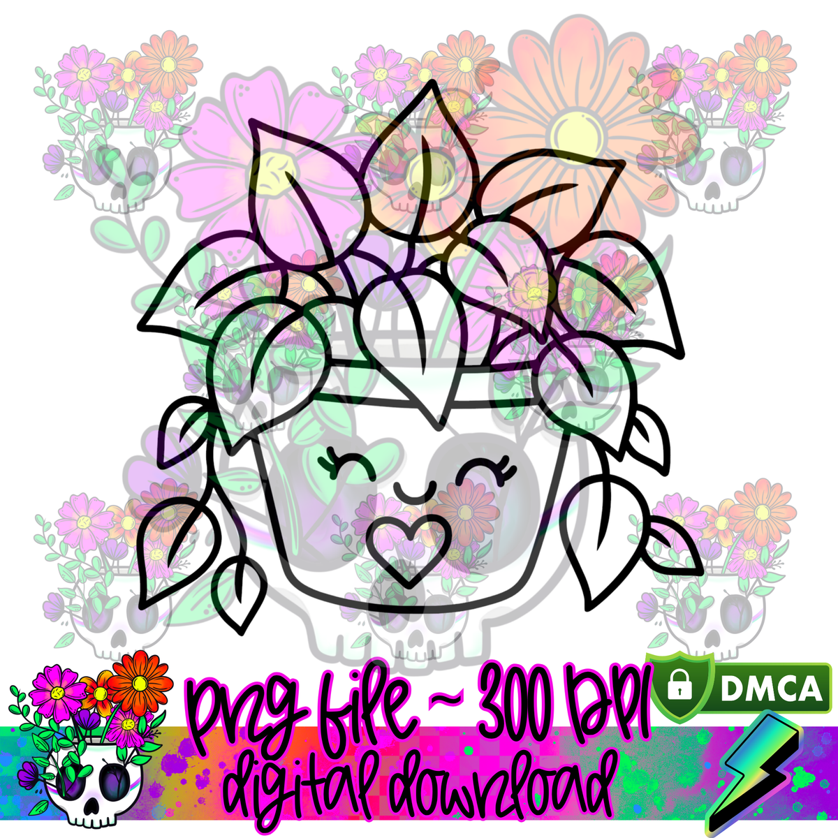 Heart Succlent - PNG