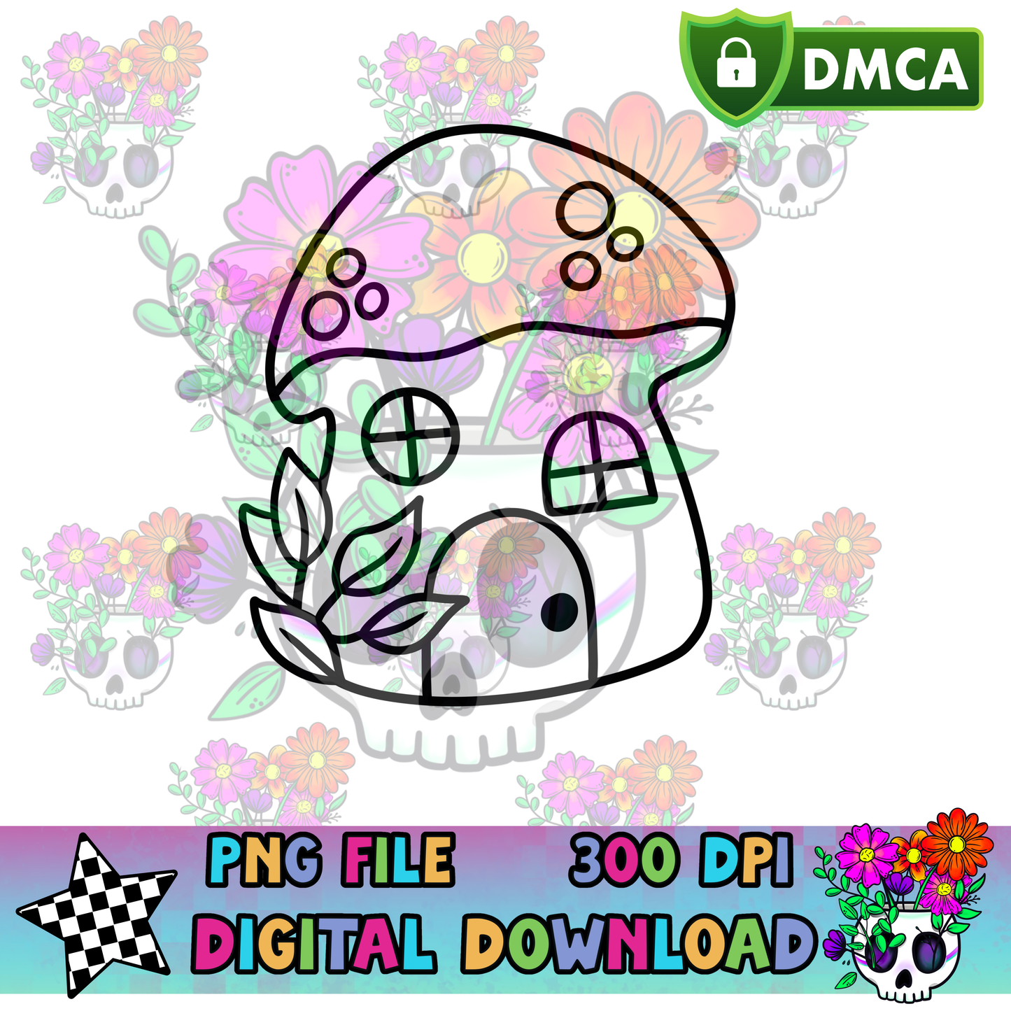 Mermaid Tail Circle - PNG