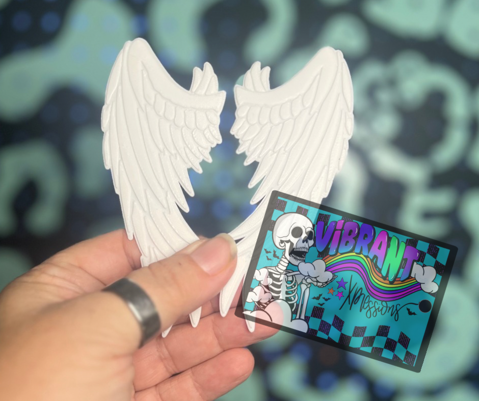 Angel Wings Low Profile 3D Effect