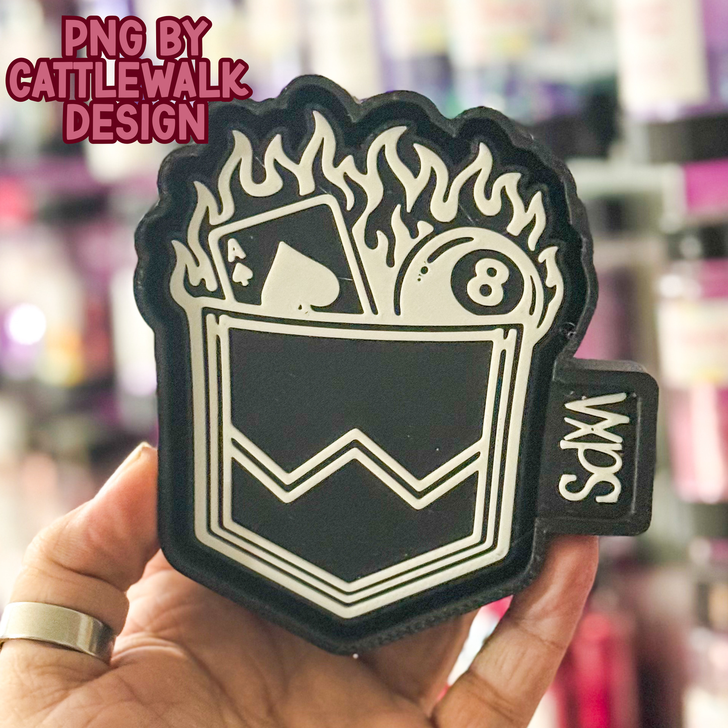 Flaming Pocket - Freshie Mold