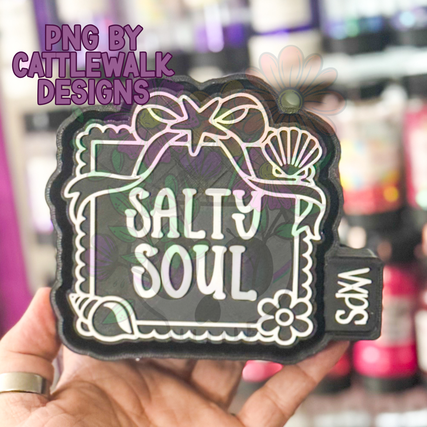 Salty Soul Frame - Freshie Mold