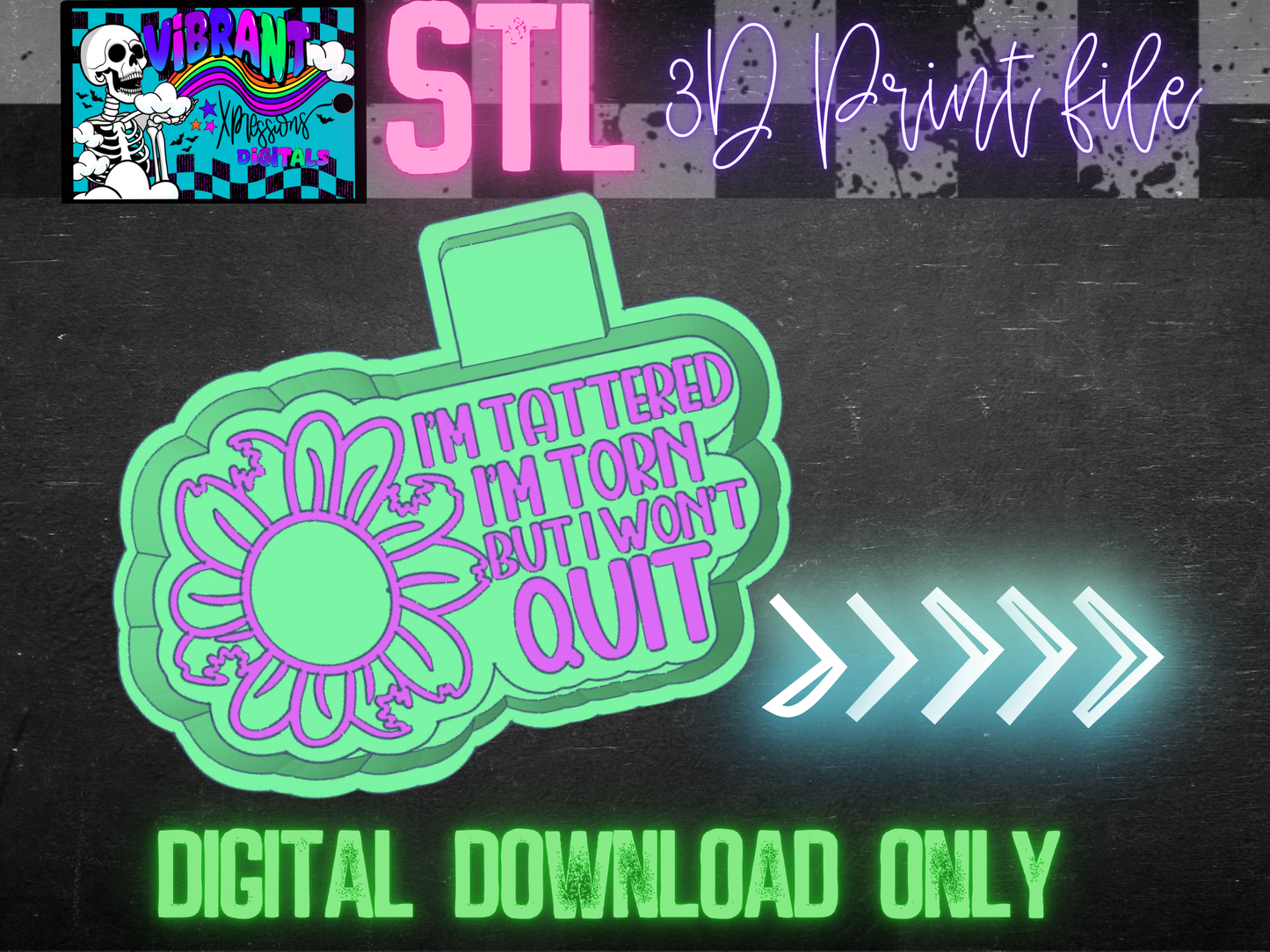 I Won't Quit Mold Maker STL File