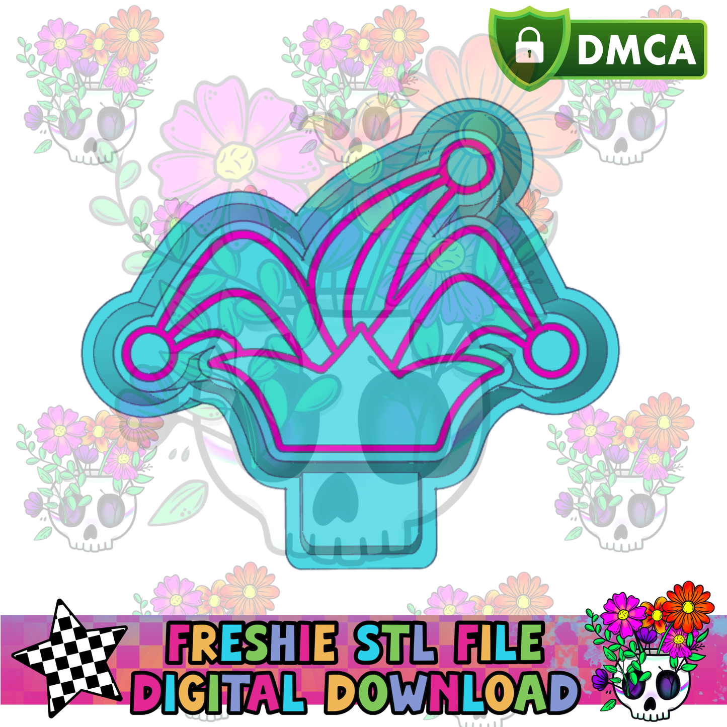 Jester Hat Mold Maker STL File