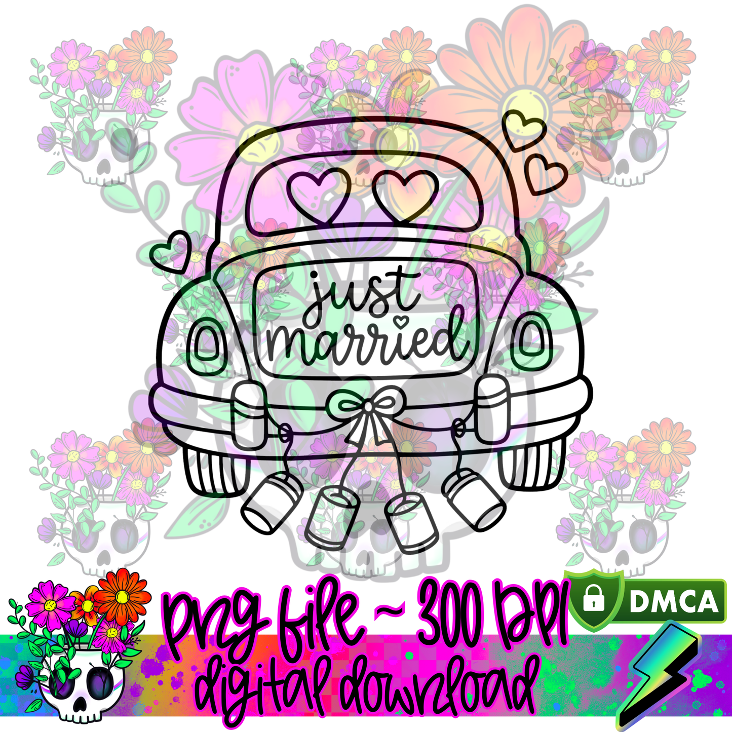 Just Married - PNG